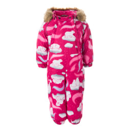 Комбінезон дитячий Huppa KEIRA 31920030 фуксія з принтом 98 (4741632017528)