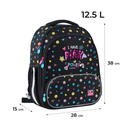 Рюкзак школьный GoPack Education 597M-2 Pink Power (GO24-597M-2)