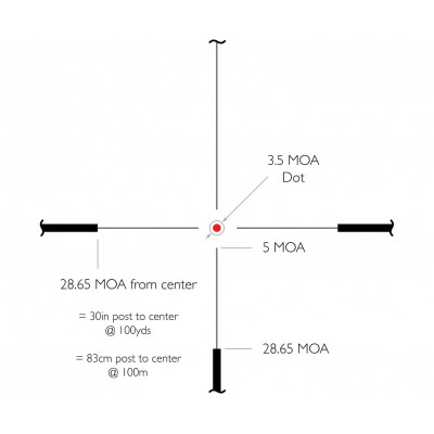 Оптичний приціл Hawke Vantage 30 WA 1.5-6х44 30 mm L4A Dot (14276)