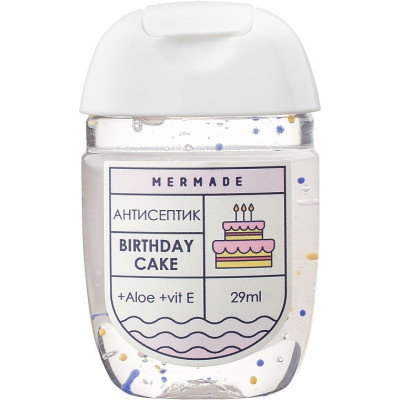 Антисептик для рук Mermade Birthday Cake 29 мл (4820241300112)