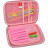 Пенал Cool For School 1 відділення з органайзером рожевий (QT-5650-Pink)
