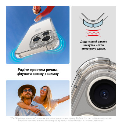 Чохол до мобільного телефона Armorstandart Air Force OnePlus 13R Camera cover Clear (ARM83505)