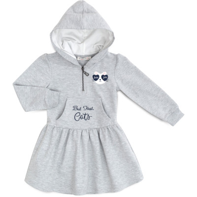 Плаття дитяче POP FASHION з капюшоном (6728-128G-gray)