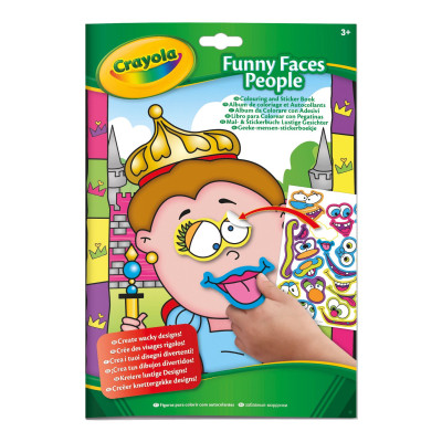 Набір для творчості Crayola Розмальовка Кумедні люди 24 сторінки (04-7349-1)
