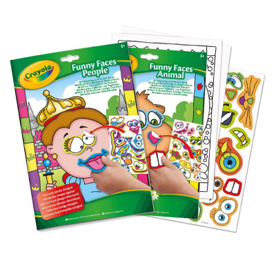 Набір для творчості Crayola Розмальовка Кумедні люди 24 сторінки (04-7349-1)