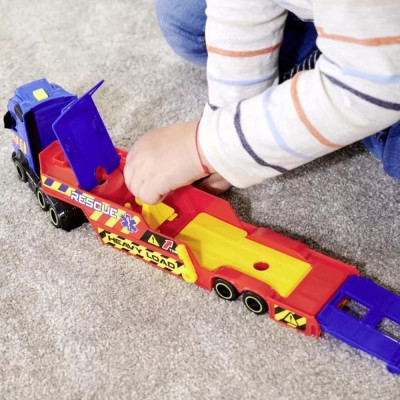 Ігровий набір Dickie Toys Транспортер рятувальних служб зі звук. та світл. ефектами (3717005)