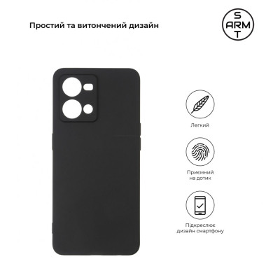 Чохол до мобільного телефона Armorstandart Matte Slim Fit OPPO Reno7 4G/F21 Pro 4G Black (ARM64615)