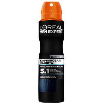 Антиперспірант L&#039;Oreal Paris Men Expert Карбоновий захист спрей 150 мл (3600523594122)