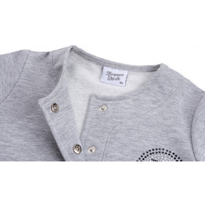 Плаття дитяче Breeze з гудзиками (8385-104G-gray)