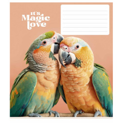 Зошит Школярик It's a magic love 12 аркушів клітинка (012-3300K)