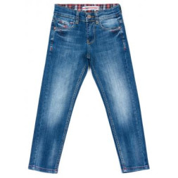 Штани дитячі A-Yugi завужені з потертостями (2698-116B-blue)