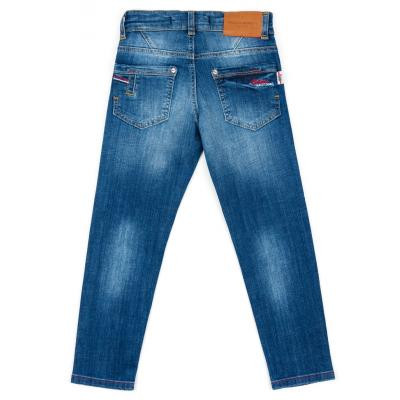 Штани дитячі A-Yugi завужені з потертостями (2698-116B-blue)