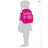 Рюкзак шкільний Cool For School Exact School 16 &quot;401 0.65 кг 16-25 л Рожевий (CF86564-02)