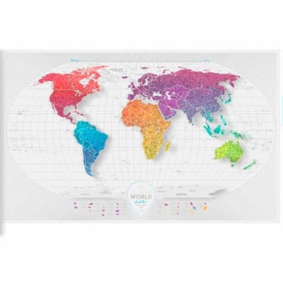 Скретч карта 1DEA.me Travel Map Air World (13041)