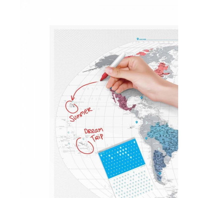 Скретч карта 1DEA.me Travel Map Air World (13041)