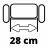 Аератор Einhell скарифікатор GC-SC 18/28 Li-Solo, 18 В, 28 см, ножі 12 шт, 6.65 кг (без АКБ та ЗП) (3420604)