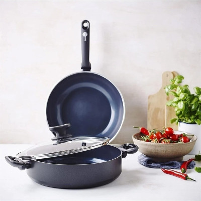 Сотейник GreenPan Torino з кришкою 28 см, 4,2 л (CC001694-001)