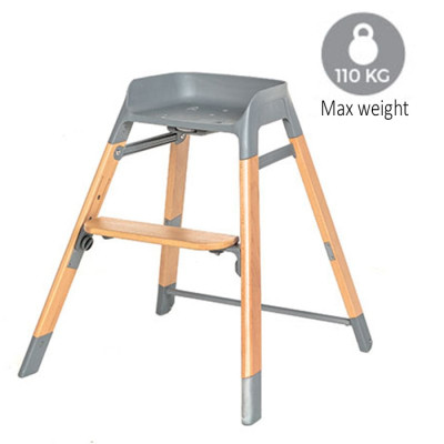 Стілець для годування Espiro SENSE 07 GRAY (5906724203374)