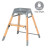 Стілець для годування Espiro SENSE 07 GRAY (5906724203374)