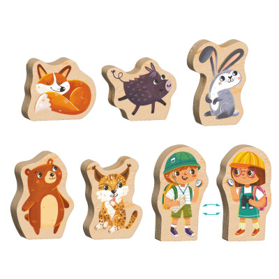 Пазл DoDo Хто живе в лісі? (300608)