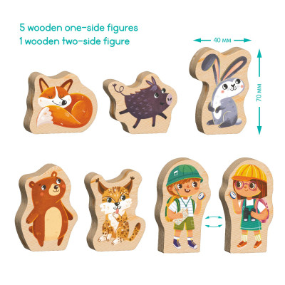 Пазл DoDo Хто живе в лісі? (300608)