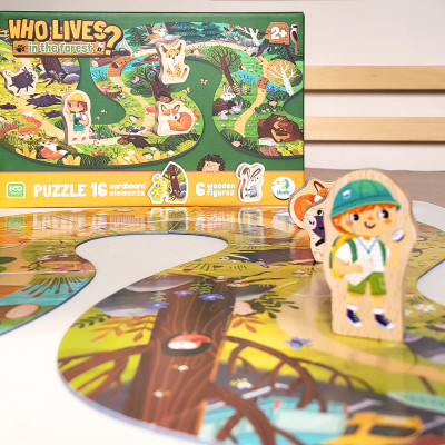 Пазл DoDo Хто живе в лісі? (300608)