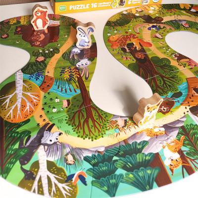 Пазл DoDo Хто живе в лісі? (300608)