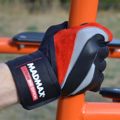 Рукавички для фітнесу MadMax MFG-568 Extreme 2nd edition Black/Red XL (MFG-568_XL)