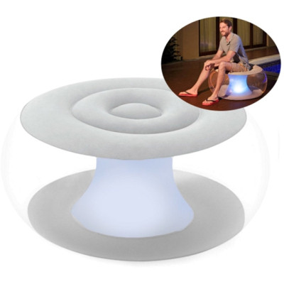 Надувне крісло BestWay Comfort Cruiser з LED велюр (BW 75085)