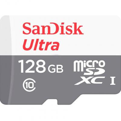 Карта пам&#039;яті SanDisk 128GB microSD class 10 Ultra Light (SDSQUNR-128G-GN6MN)