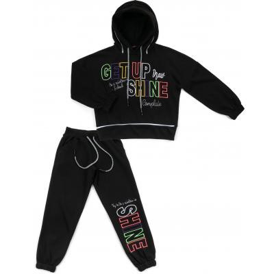 Спортивний костюм дитячий Shukoko &quot;SHINE&quot; (1171-134G-black)