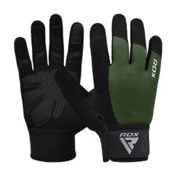 Рукавички для фітнесу RDX W1 Full Finger Army Green S (WGA-W1FA-S+)