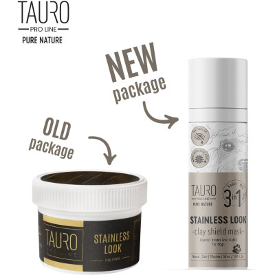Маска для тварин Tauro Pro Line Stainless look Видаляє бурі плями навколо очей і рота 50 мл (TPL63380)