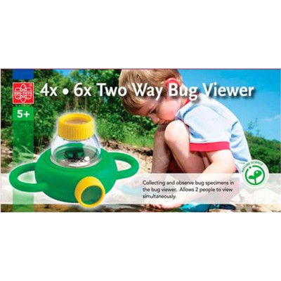 Набір для експериментів EDU-Toys Контейнер для комах зі збільшувальними скельцями з 4х і 6-кратним збільшенням (BL010)