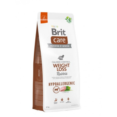 Сухий корм для собак Brit Care Dog Hypoallergenic Weight Loss з кроликом 12 кг (8595602559169)