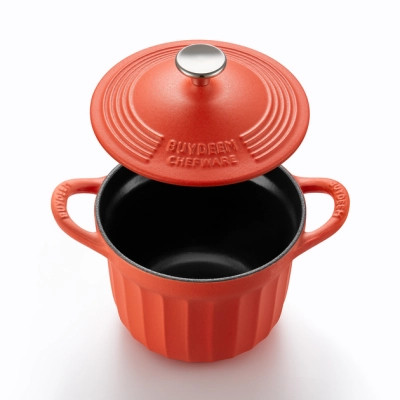 Гусятниця Buydeem CP541 Koi Red чавунна емальована 1.8 л (CP541-KR)