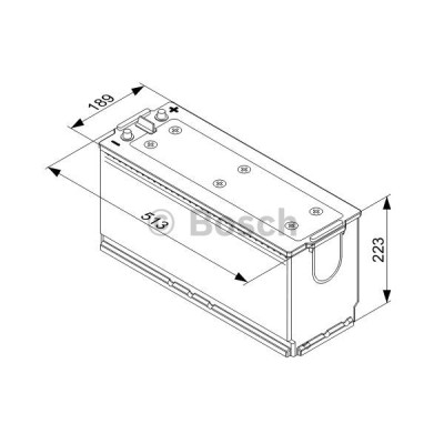 Акумулятор автомобільний Bosch 140А (0 092 T40 760)
