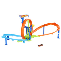 Автотрек Hot Wheels Stunt tracks Перегони на віражах (JBX65)