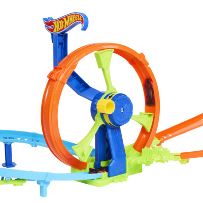 Автотрек Hot Wheels Stunt tracks Перегони на віражах (JBX65)