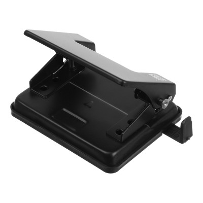 Діркопробивач Buromax металевий JOBMAX, до 20 аркушів, 110 х 90 х 75мм, чорний (BM.4040-01)