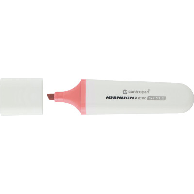 Маркер Centropen текстовий Highlighter Style 1-4,6 мм клин. пастельний рожевий (6252/56)