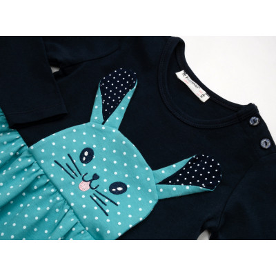 Плаття дитяче POP FASHION у горошок (6791-110G-mint)