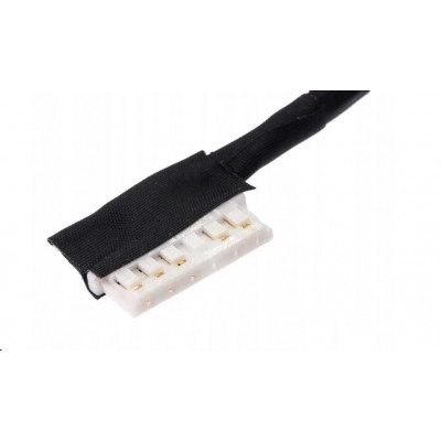 Роз&#039;єм живлення ноутбука з кабелем Dell PJ935 (4.5mm x 3.0mm + center pin), 6(5)-pin, 17 см (A49092)