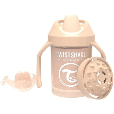 Поїльник-непроливайка Twistshake Міні 230 мл .Бежева (69881)