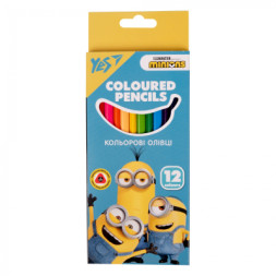 Олівці кольорові Yes 12 кол Minions (290706)