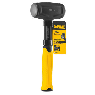 Кувалда DeWALT міні, 1361 г, з гасінням вібрації, 26.5 см. (DWHT51388-0)