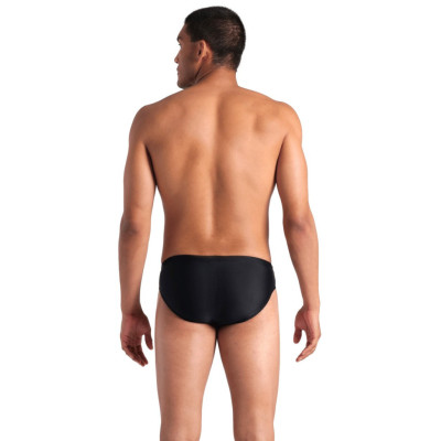 Плавки Arena Stripe Swim Briefs 007929-550 чорний, сірий 110 (3468337395157)