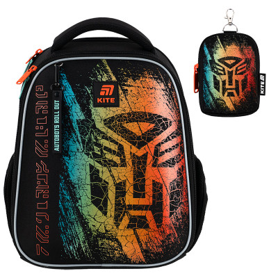 Шкільний набір Kite Education Transformers Generations 555 (рюкзак, пенал, сумка) (SET_TF25-555S)