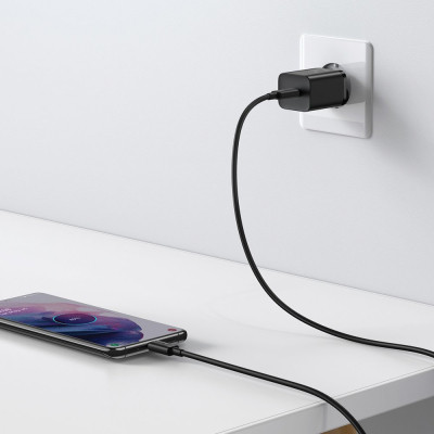 Зарядний пристрій Baseus Super Si Quick Charger 1C 25W Black (CCSP020101)