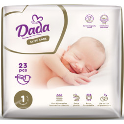 Підгузки Dada Elite Care Newborn 1 (2-5 кг) 23 шт (4820174981075)